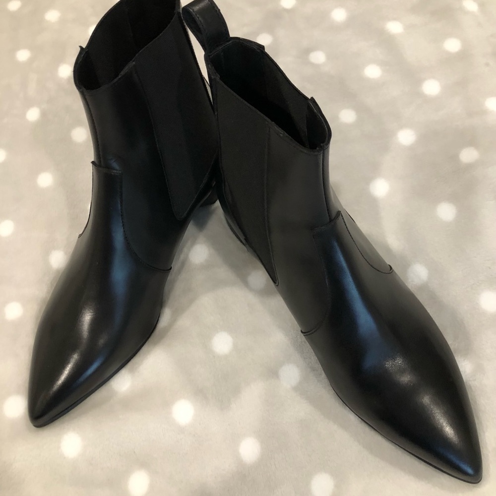 Pierre Hardy Leather Ankle Boots, Size 40